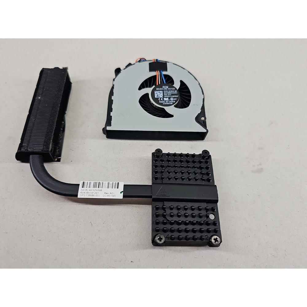 HP Probook 640 645 G1 650 655 G1 Laptop CPU Cooling Fan 738685-001 738686-001
